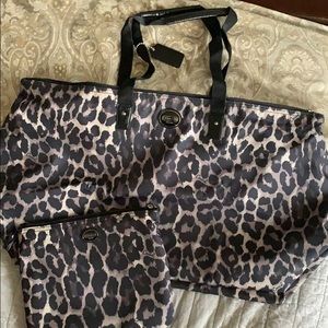 Coach weekender/ duffel bag with matching pouch